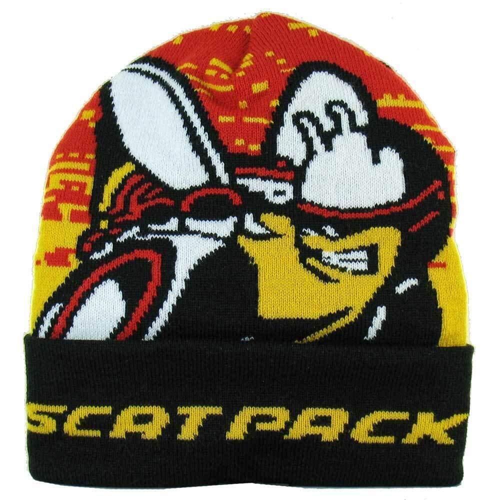 9106 Scat Pack Knitted Both Side Image Woven Hat Beanie or Multi